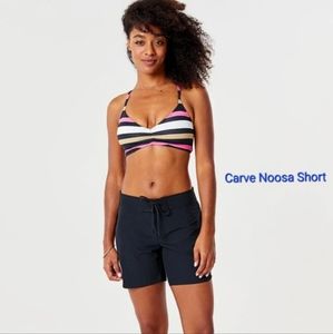 Carve Designs Noosa Short- Black size small UPF 50